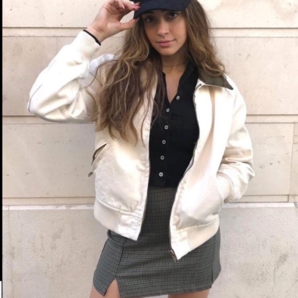 Brandy melville fleece lined jacket